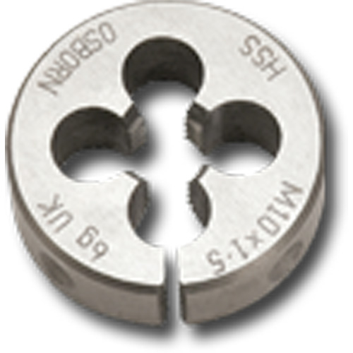 Round Die, 5/16"-22 Thread, High Speed Steel Equipment World
