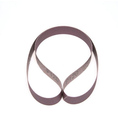 Courroie en textile 241D, 1" la x 42", Oxyde d'aluminium, Grain P120 Equipment World
