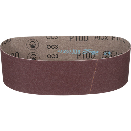 Cloth Belt 241D, 3" W X 24" L, Aluminum Oxide, P100 Grit Equipment World