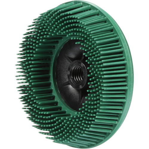 Disques radiaux bristle pour meuleuses angulaires Scotch-Brite, C&eacute;ramique, Grain 50, 4-1/2" dia. Equipment World
