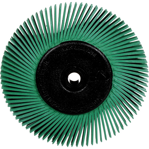 Radial Bristle Brushes for Bench Grinders, 50X Grit, 6" Dia. Equipment World