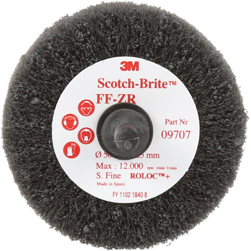 Scotch-Brite Cut & Polish Flap Brush, Aluminum Oxide, Fine Grit, 2" x 1" x 1/4" Equipment World