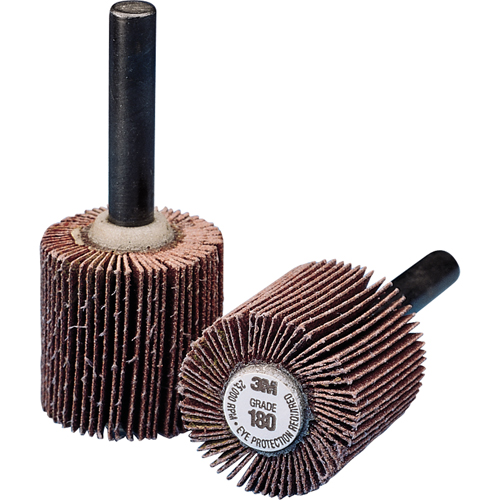 Meule &agrave; lamelles &agrave; usage g&eacute;n&eacute;ral, Oxyde d'aluminium, Grain 120, 1" x 1" x 1/4" Equipment World