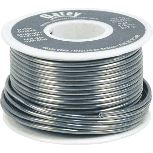 60/40 Solder, Lead-Based, 60% Tin 40% Lead, Rosin Core, 0.063" Dia. Equipment World