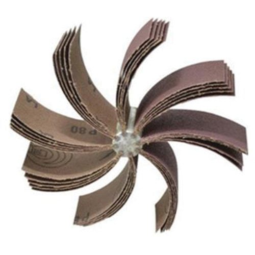 Outil de polissage d'al&eacute;sage &agrave; lamelles ordinaires B-830, Oxyde d'aluminium, Grain 80, 6-3/4" x 1-1/2" x Equipment World