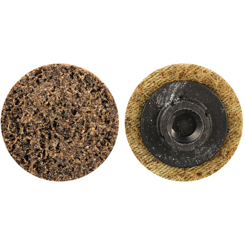 Disque de pr&eacute;paration de surface &agrave; remplacement rapide, 1" dia., Grain Cors&eacute;, Oxyde d'aluminium Equipment World