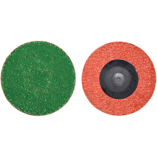 Zirc Plus Quick-Change Cloth Disc, 2" Dia., 40 Grit, Zirconia Alumina Equipment World