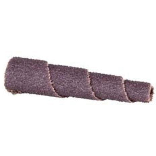 ALO Spiral Cartridge Roll, 80 Grit, 1" Dia., Aluminum Oxide, 2" L, 3/16" Arbor Equipment World