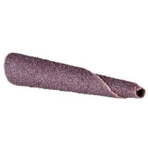 Cartouche de bande abrasive conique ALO, 240 Grain, 5/16" dia., Oxyde d'aluminium, 1-1/2" lo, 1/4" Dimension de l'arbre Equipment World