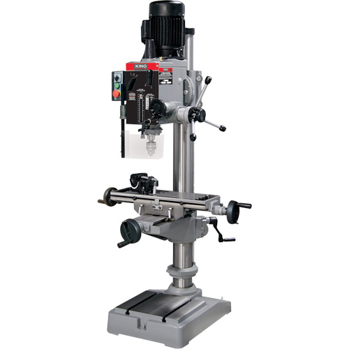 Gearhead Milling Drilling Machine, 6 Speeds, 1-1/4" Drilling Capacity Equipment World