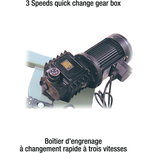 Scies &agrave; ruban pour le m&eacute;tal avec Geardrive, Horizontal/Vertical, Capacit&eacute; de coupe Rond 7" et 7" x 12" rectangulaire Equipment World