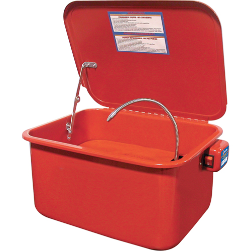 Recirculating Parts Washers, Steel, 5 gal. Equipment World