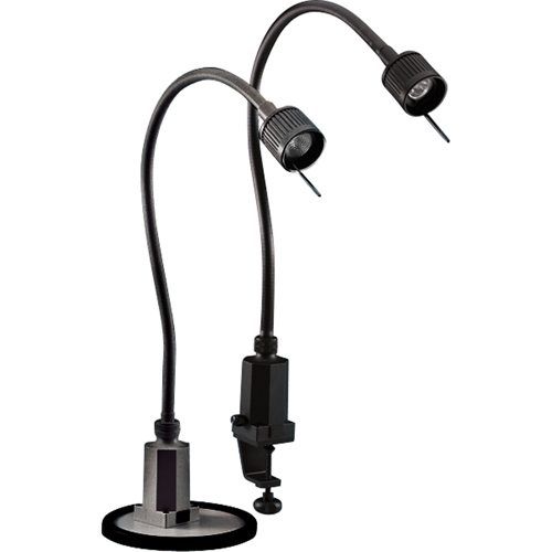 Sunnex Halogen Task Lights, 20 W, 20" Neck, Black Equipment World