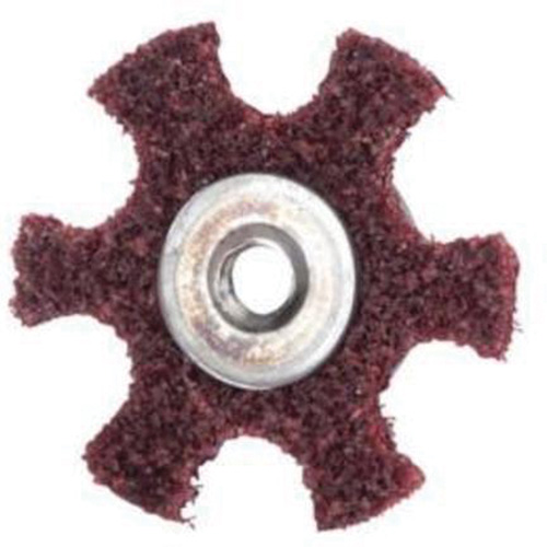 Abrasotex Surface Preparation Star, 3" Dia., Medium Grit, Aluminum Oxide Equipment World