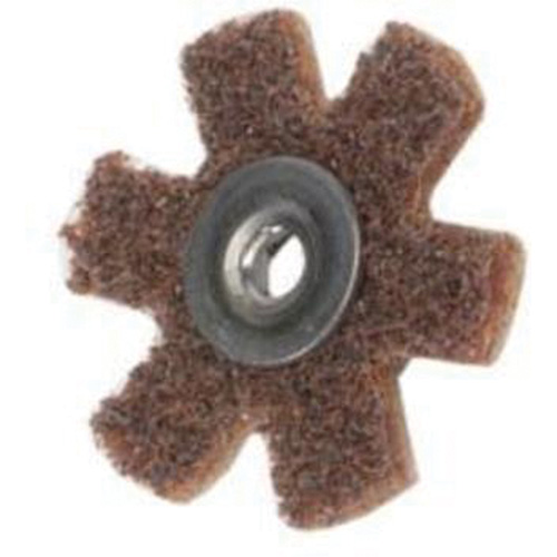 Abrasotex Surface Preparation Star, 1-1/2" Dia., Coarse Grit, Aluminum Oxide Equipment World