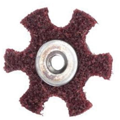 Abrasotex Surface Preparation Star, 2" Dia., Medium Grit, Aluminum Oxide Equipment World
