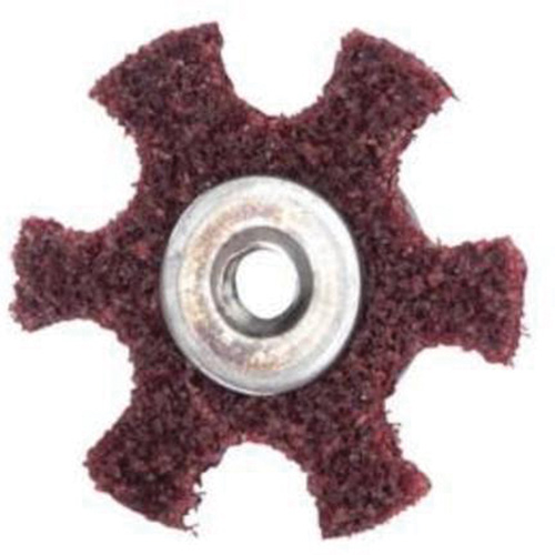 Abrasotex Surface Preparation Star, 4" Dia., Medium Grit, Aluminum Oxide Equipment World