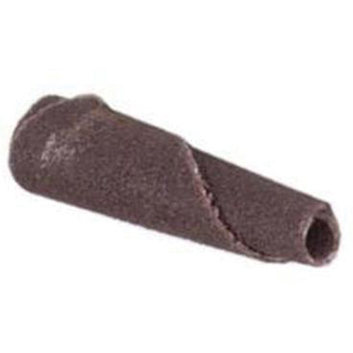 Cartouche de bande abrasive conique ALO, 240 Grain, 3/16" dia., Oxyde d'aluminium, 1" lo, 1/8" Dimension de l'arbre Equipment World