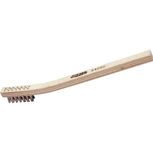 Small Cleaning Scratch Brush, Stainless Steel, 3" x 7" Wire Rows, 7-1/2" Long Equipment World