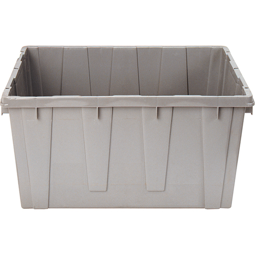 Nesting Container, 21.1" W x 17.7" D x 12" H, Grey Equipment World
