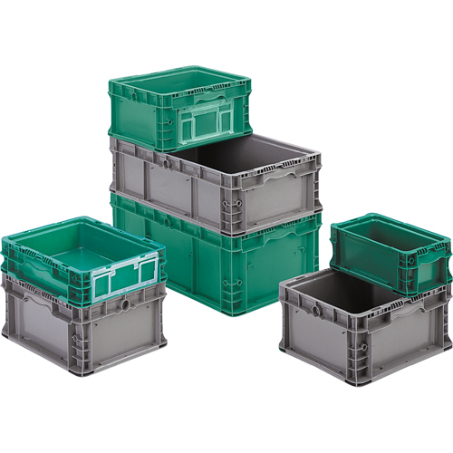 StakPak Plus 4845 System Containers, 7-2/5" W x 12" D x 5" H, Medium Green Equipment World