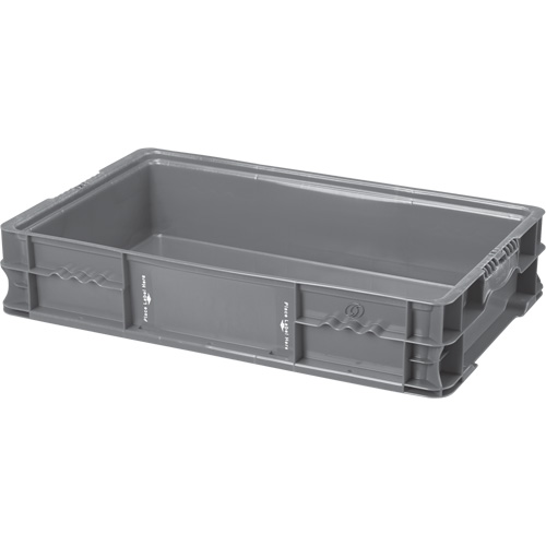StakPak Plus 4845 System Containers, 15" W x 24" D x 5" H, Grey Equipment World