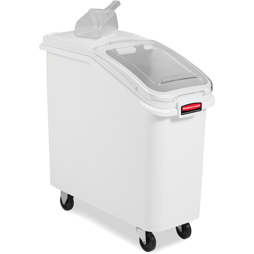 Mobile Ingredient Bins with Sliding Lid, 2.75 cu. ft. Capacity, 28" H x 13-13/100" W x 29-1/4" D Equipment World