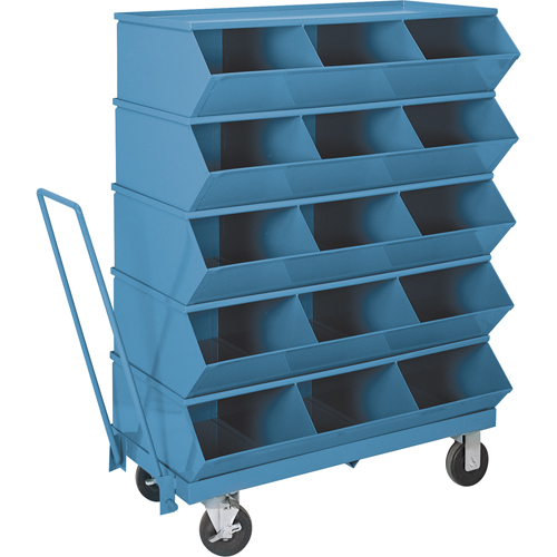 Bacs sectionnels superposables Stackbin - Chariots Equipment World