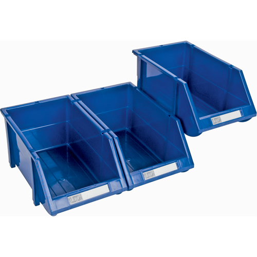 Stack & Hang Bin, 4-13/16" W x 3-3/16" H x 7-1/8" D, Blue Equipment World