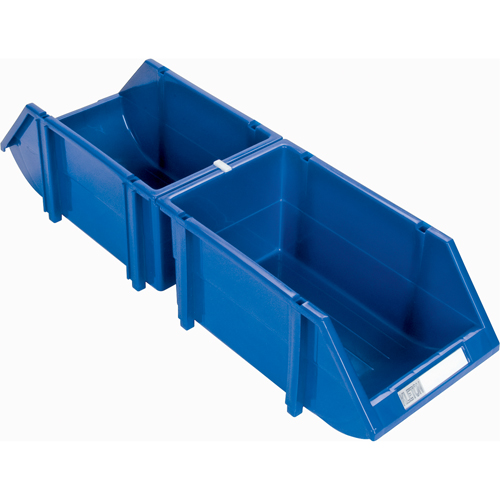 Stack & Hang Bin, 4-13/16" W x 3-3/16" H x 7-1/8" D, Blue Equipment World