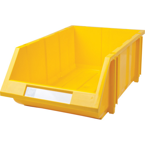 Stack & Hang Bin, 11-13/16" W x 7" H x 17-11/16" D, Yellow Equipment World