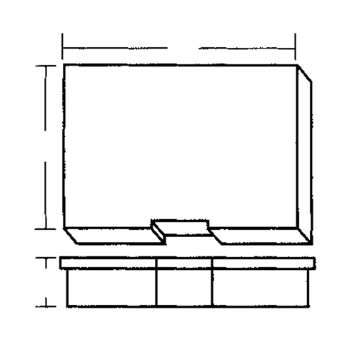 Compartment Case, Plastic, 15-1/2" W x 11-3/4" D x 2-1/2" H, Grey Equipment World