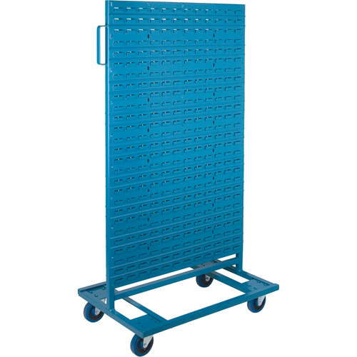 Mobile Bin Racks - Double Sided, 0 Bins, 36" W x 24" D x 67-1/2" H Equipment World