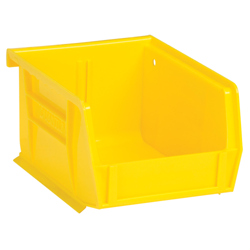 Ultra Stack & Hang Bin, 4-1/8" W x 3" H x 5-3/8" D, Yellow Equipment World