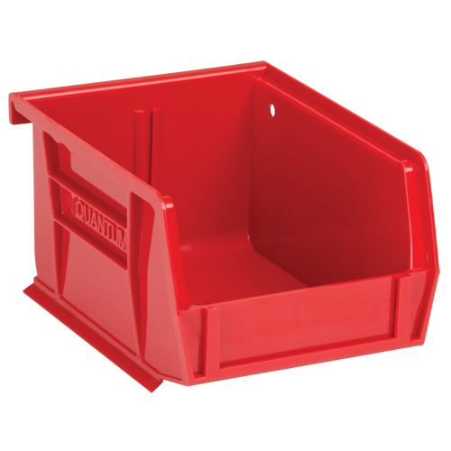 Ultra Stack & Hang Bin, 4-1/8" W x 3" H x 5-3/8" D, Red Equipment World