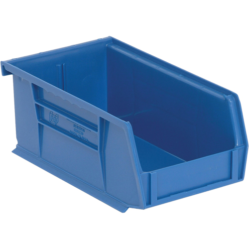 Ultra Stack & Hang Bin, 4-1/8" W x 3" H x 7-3/8" D, Blue Equipment World
