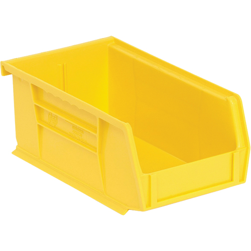 Ultra Stack & Hang Bin, 4-1/8" W x 3" H x 7-3/8" D, Yellow Equipment World