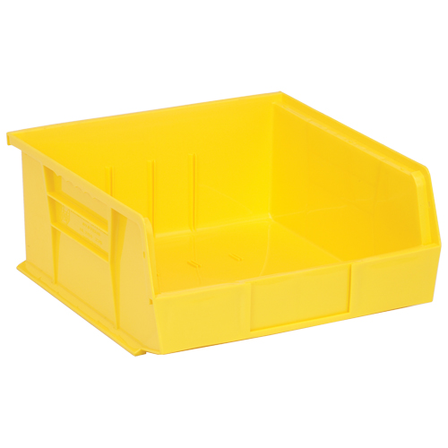 Ultra Stack & Hang Bin, 11" W x 5" H x 10-7/8" D, Yellow Equipment World