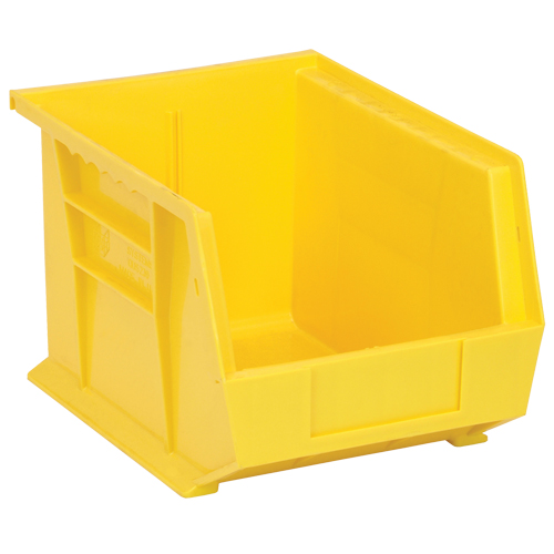 Ultra Stack & Hang Bin, 8-1/4" W x 7" H x 10-3/4" D, Yellow Equipment World