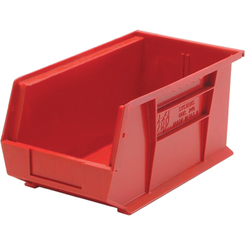 Ultra Stack & Hang Bin, 8-1/4" W x 7" H x 14-3/4" D, Red Equipment World