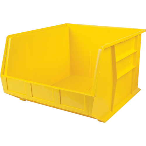 Ultra Stack & Hang Bin, 16-1/2" W x 11" H x 18" D, Yellow Equipment World