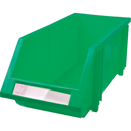 Stack & Hang Bin, 7-7/8" W x 7" H x 17-11/16" D, Green Equipment World