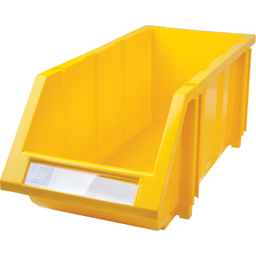 Stack & Hang Bin, 7-7/8" W x 7" H x 17-11/16" D, Yellow Equipment World