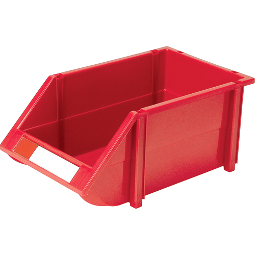 Stack & Hang Bin, 8-3/16" W x 6-3/16" H x 14" D, Red Equipment World