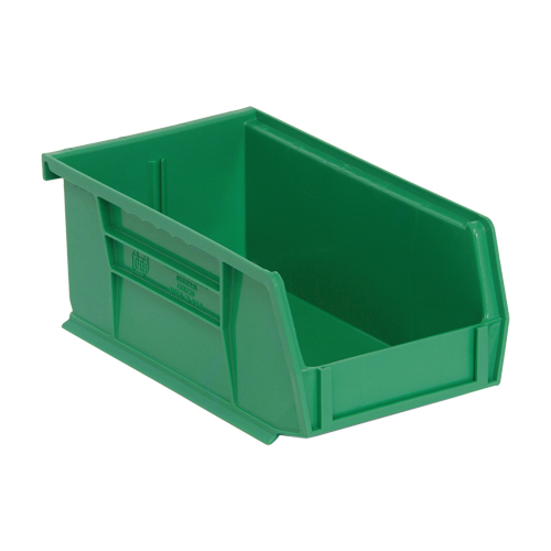 Ultra Stack & Hang Bin, 4-1/8" W x 3" H x 7-3/8" D, Green Equipment World