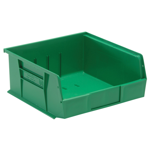 Ultra Stack & Hang Bin, 11" W x 5" H x 10-7/8" D, Green Equipment World