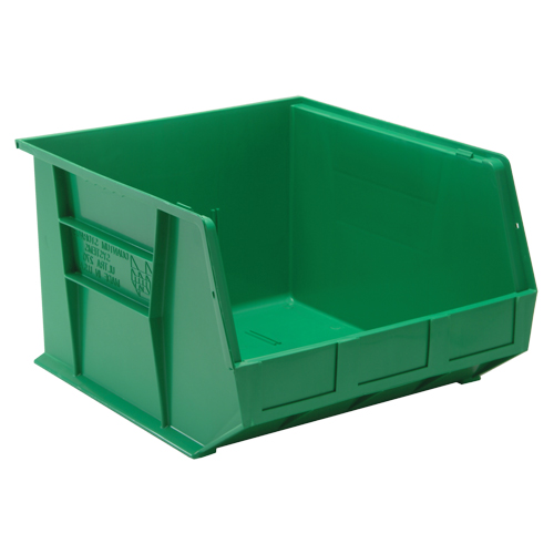 Ultra Stack & Hang Bin, 16-1/2" W x 11" H x 18" D, Green Equipment World