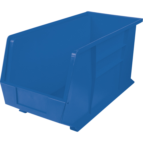 Ultra Stack & Hang Bin, 8-1/4" W x 9" H x 18" D, Blue Equipment World