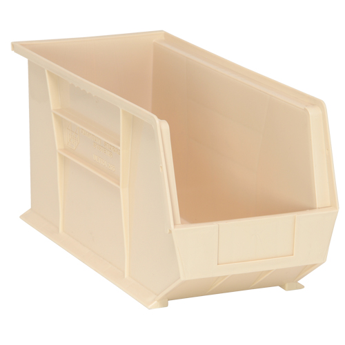Ultra Stack & Hang Bin, 8-1/4" W x 9" H x 18" D, Ivory Equipment World