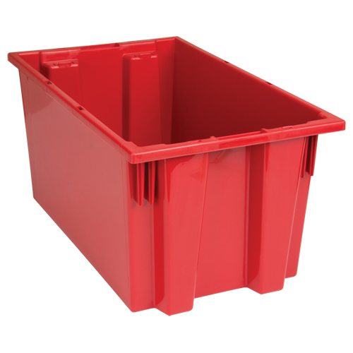 Contenants Stack & Nest, 9" x 18" x 11", Rouge Equipment World
